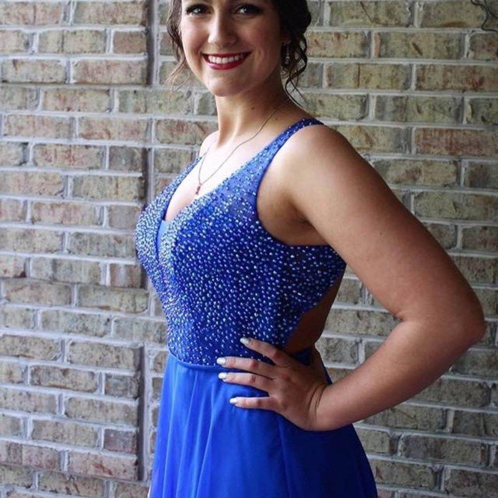Electric Blue Prom dress